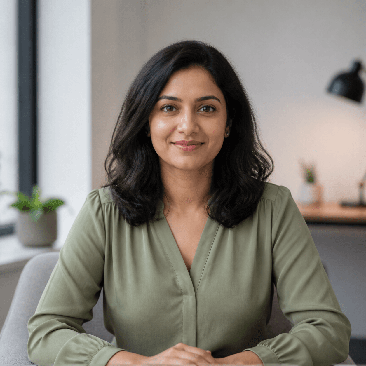 Maya, a clearly disclosed AI interviewer, in a candidate screening conversation
